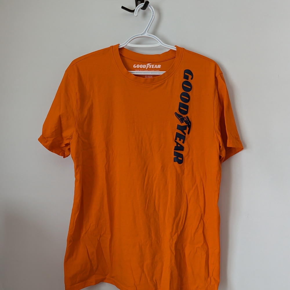 Men's Vibrant Orange Goodyear Tee